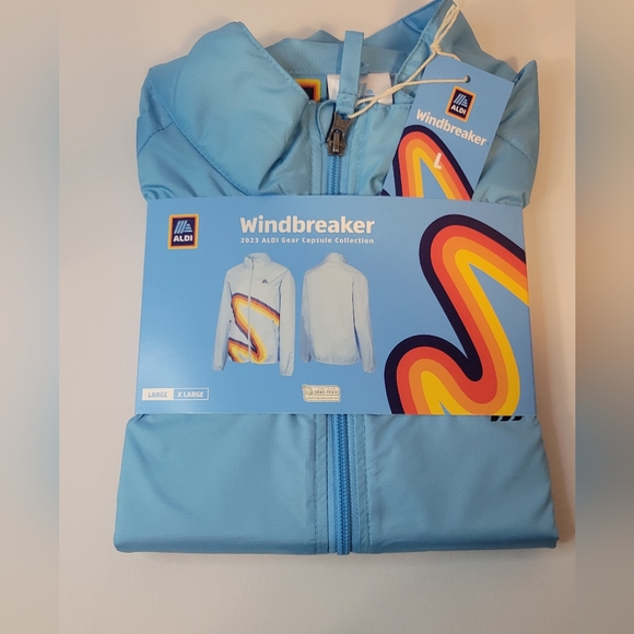 Aldi Jackets & Coats Aldi Gear 223 Capsule Collection Full Zip Windbreaker Nwt Poshmark